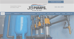 Desktop Screenshot of jandjpumps.com